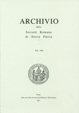 Archivio della Società Romana di Storia Patria vol. 140 - 2017
